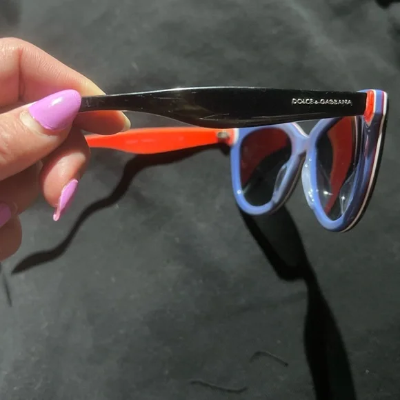 Accessories | Red White Blue Black Dolce Gabbana Sunglasses  display picture 2